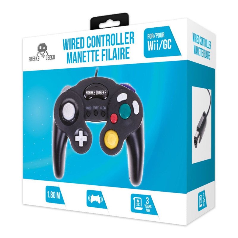 F&G - Manette Compatible Gamecube + Cable 1.80M F&G - Manette Compatible Gamecube + Cable 1.80M