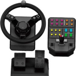 LOGITECH - Volant + Pédalier + Panneau de controle