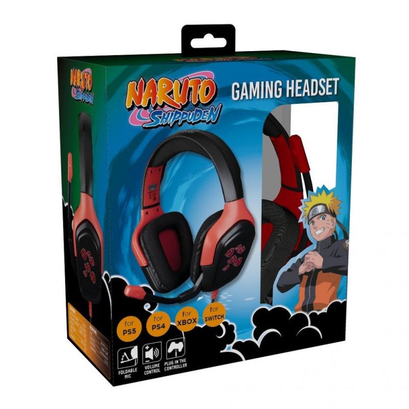 KONIX - Micro-Casque Filaire - Naruto Akatsuki KONIX - Micro-Casque Filaire - Naruto Akatsuki