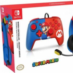 PDP - Pack Mario Casque + Manette + Housse