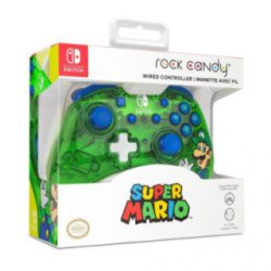 PDP - Manette Filaire Switch Rock Candy - Luigi