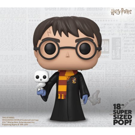POP Harry Potter Mega Size - Harry Potter avec Hedwig - 01