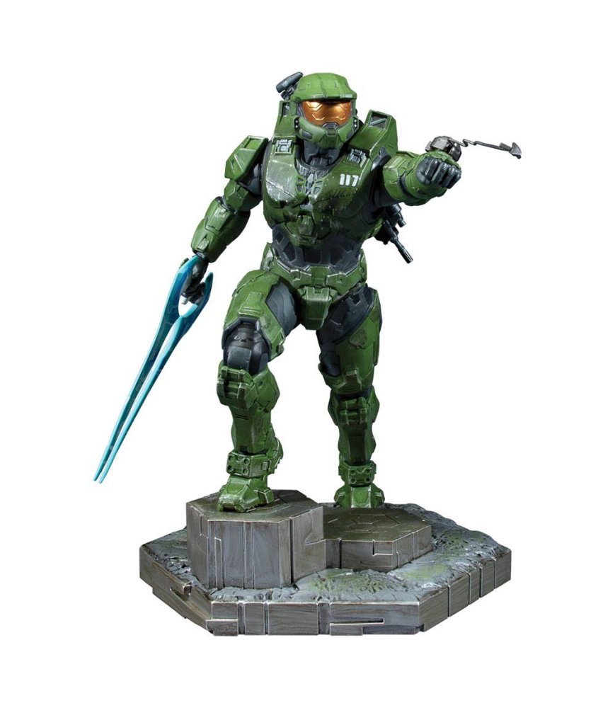 Statuette Halo Infinite - Master Chief avec Grappin - 26Cm