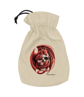 Sac à dés signé Anne Stokes