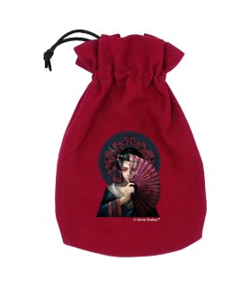 Sac à dés signé Anne Stokes
