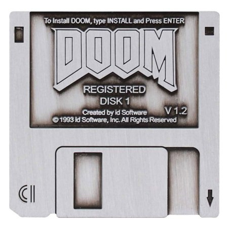 Réplique Pin's Floppy Disk Doom